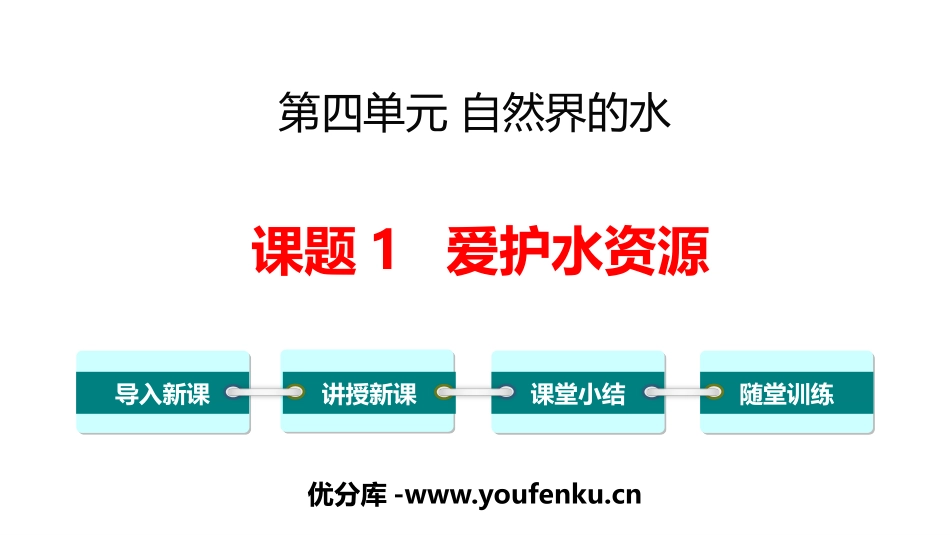 《爱护水资源》自然界的水PPT课件[人教版九年级化学上册]_第1页