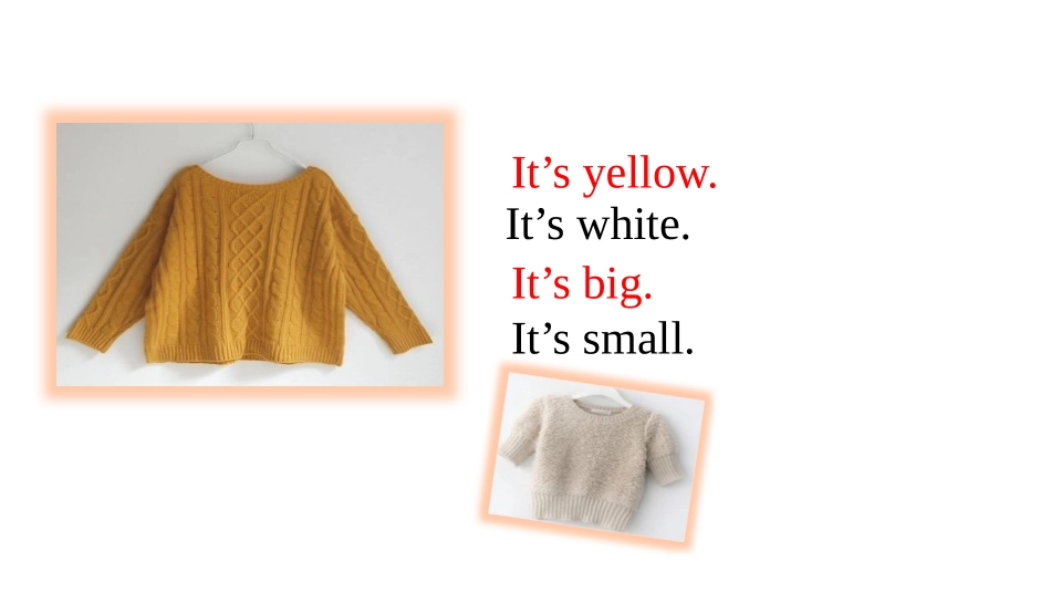 《I have a new sweater》Clothes PPT课件_第3页