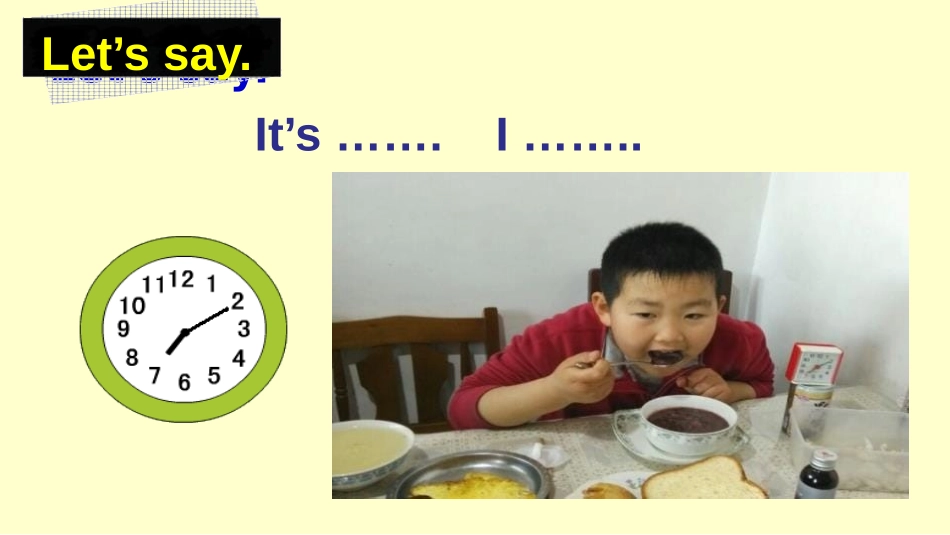 《I get up at seven》Time PPT课件_第3页