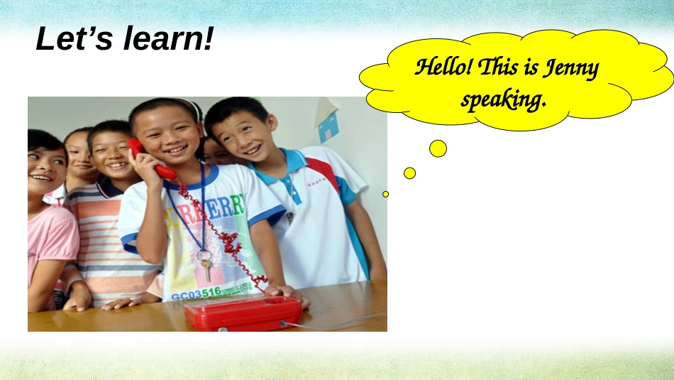 《This is Jenny speaking》Communications PPT课件_第3页