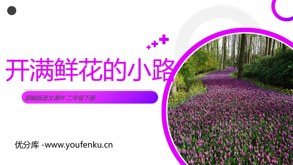 《开满鲜花的小路》PPT课件[部编版二年级语文下册]_第1页
