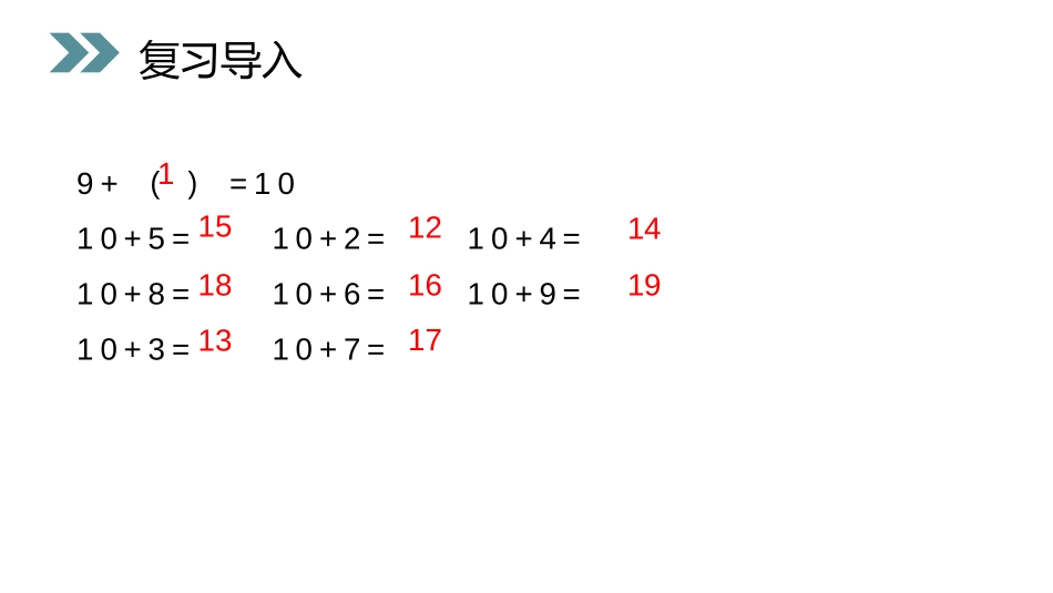 《9加几》PPT课件[人教版一年级数学上册]_第2页