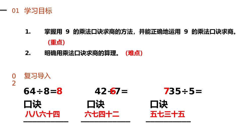 《乘法口诀求商》PPT课件(第2课时)[人教版二年级数学]_第2页