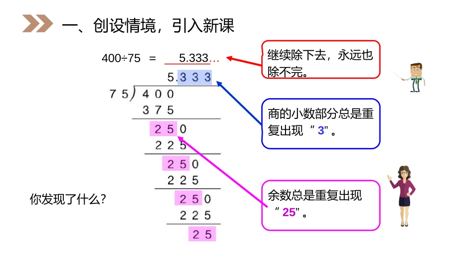 第三单元 小数除法《循环小数》PPT课件[人教版五年级数学]_第3页