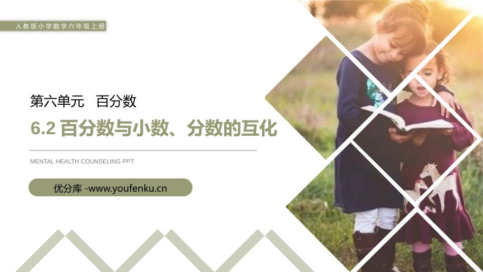 第六单元 百分数《百分数与小数、分数的互化》PPT课件_第1页