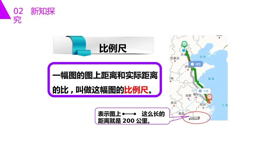 第四单元 比例《认识比例尺》PPT课件[人教版六年级数学]_第3页