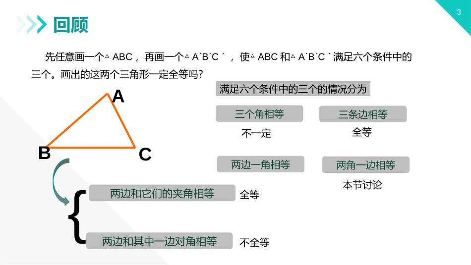 第十二单元 全等三角形《三角形全等的判定》PPT课件(第3课时)_第3页