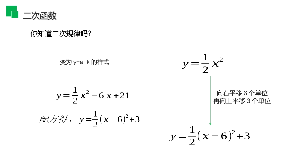第二十二单元 二次函数《二次函数y=ax2+bx+c的图象和性质》PPT课件_第3页