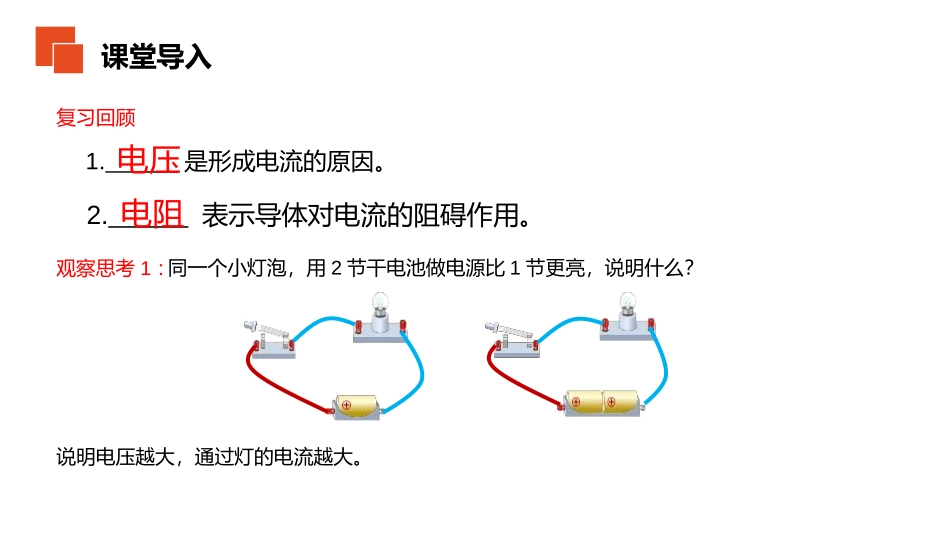 《电流与电压和电阻的关系》PPT课件[人教版九年级物理]_第2页