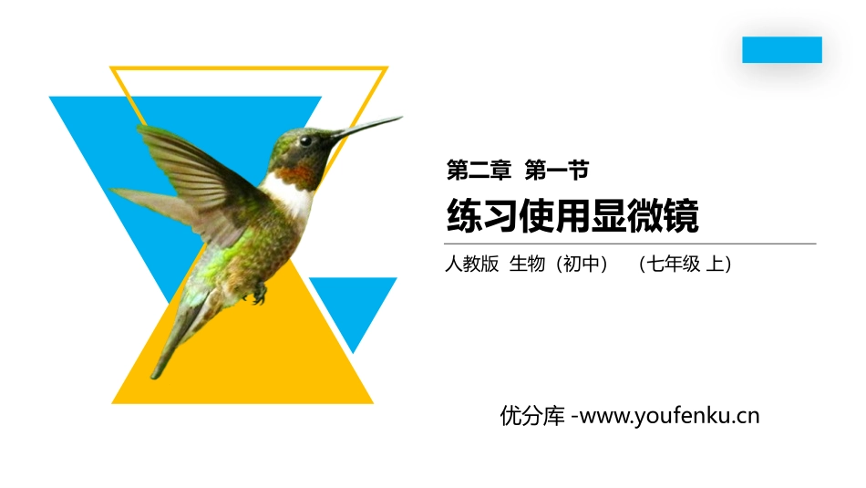 《练习使用显微镜》PPT精品课件[人教版七年级生物上册]_第1页