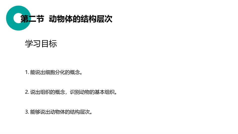 《动物体的结构层次》PPT精品课件[人教版七年级生物上册]_第3页