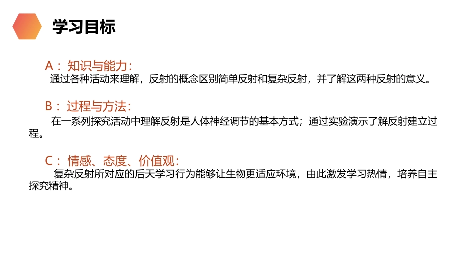《神经调节的基本方式》PPT精品课件[人教版七年级生物下册]_第2页