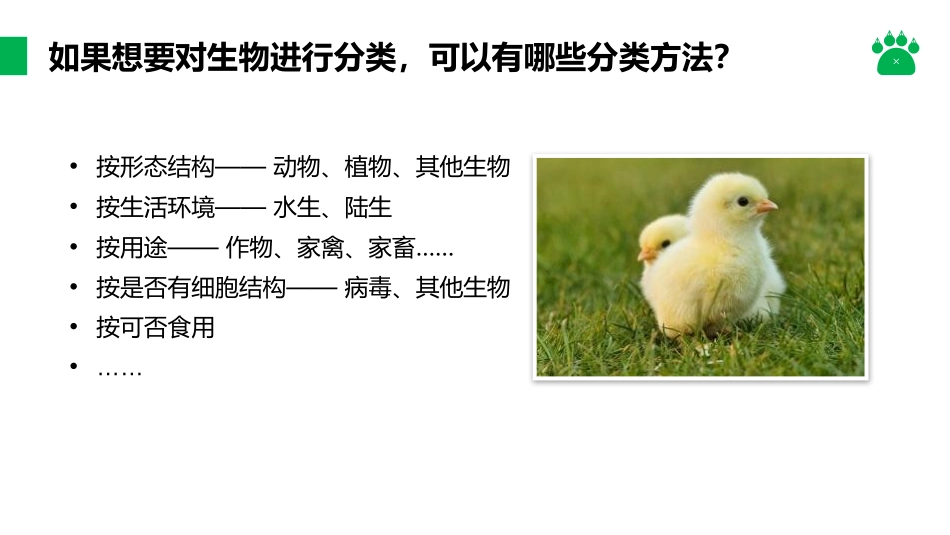 《尝试对生物进行分类》PPT精品课件[人教版八年级生物上册]_第3页
