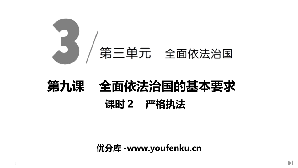 《严格执法》PPT课件[统编版高中政治必修三]_第1页