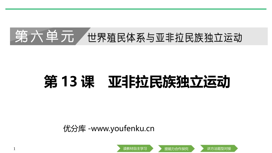《亚非拉民族独立运动》PPT课件[统编版中外历史纲要下册]_第1页