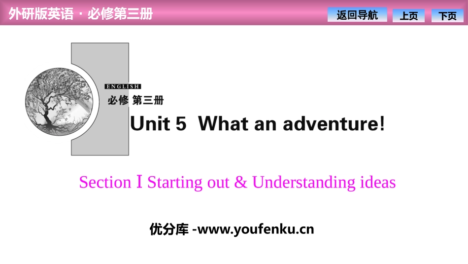 《What an adventure!》SectionⅠ PPT课件_第1页