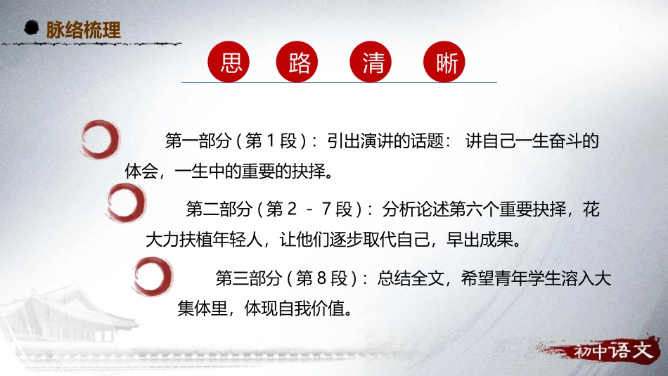 《我一生中的重要抉择》PPT课件(第2课时)[部编版八年级语文]_第3页
