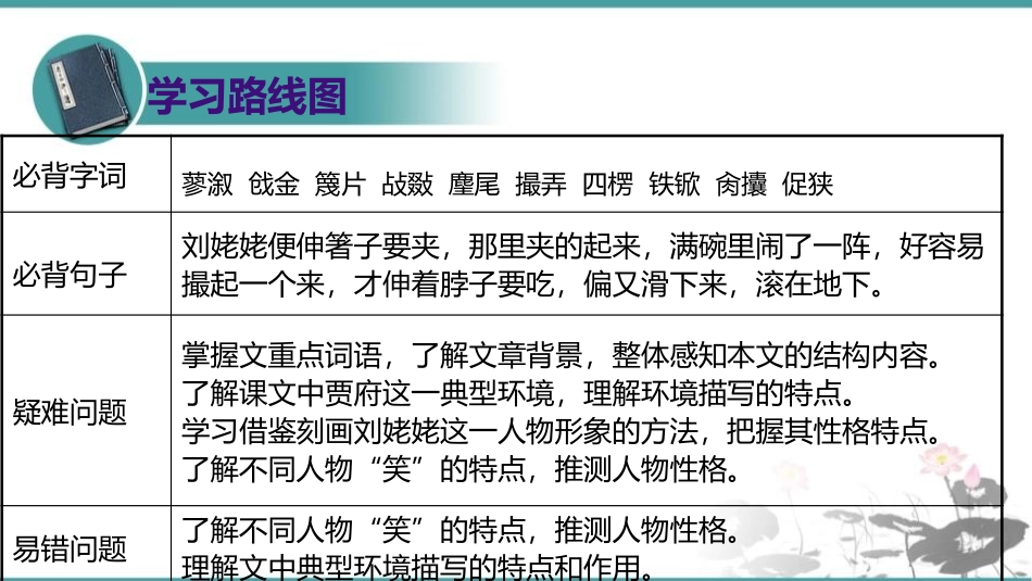 《刘姥姥进大观园》PPT精品课件[部编版九年级语文上册]_第2页