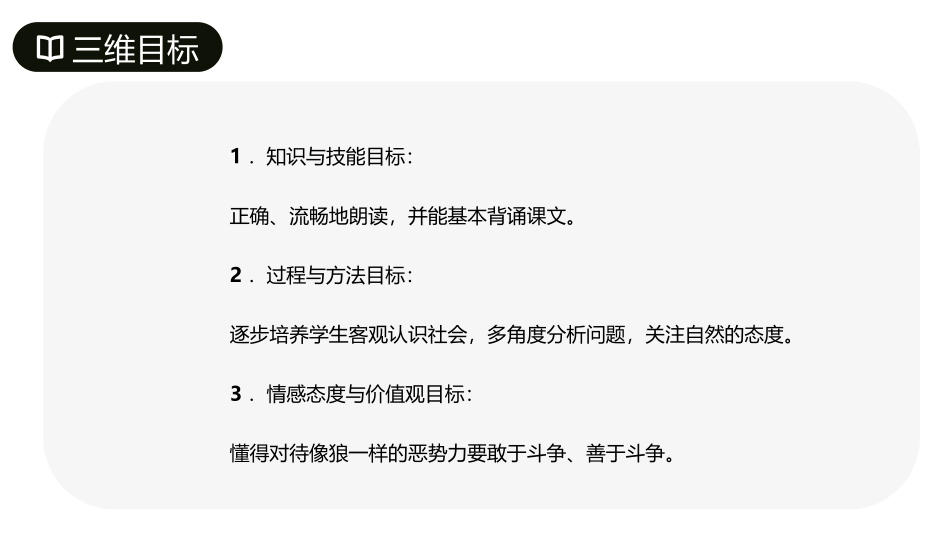 《狼》PPT优质课件[部编版七年级语文上册]_第2页