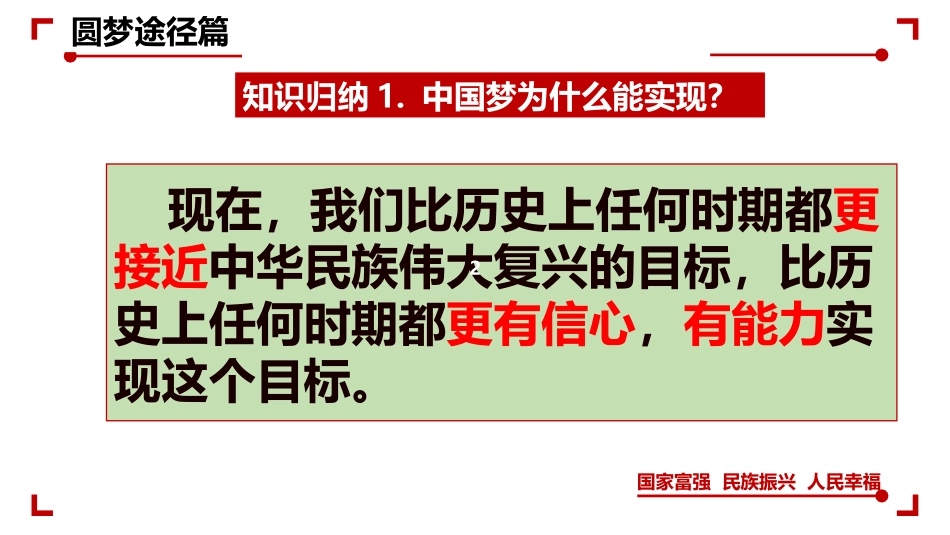 《共圆中国梦》PPT课件[九年级道德与法治上册]_第3页