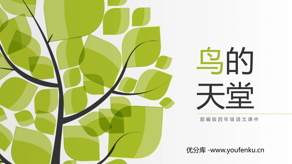 《鸟的天堂》PPT精品课件[部编版五年级语文上册]_第1页