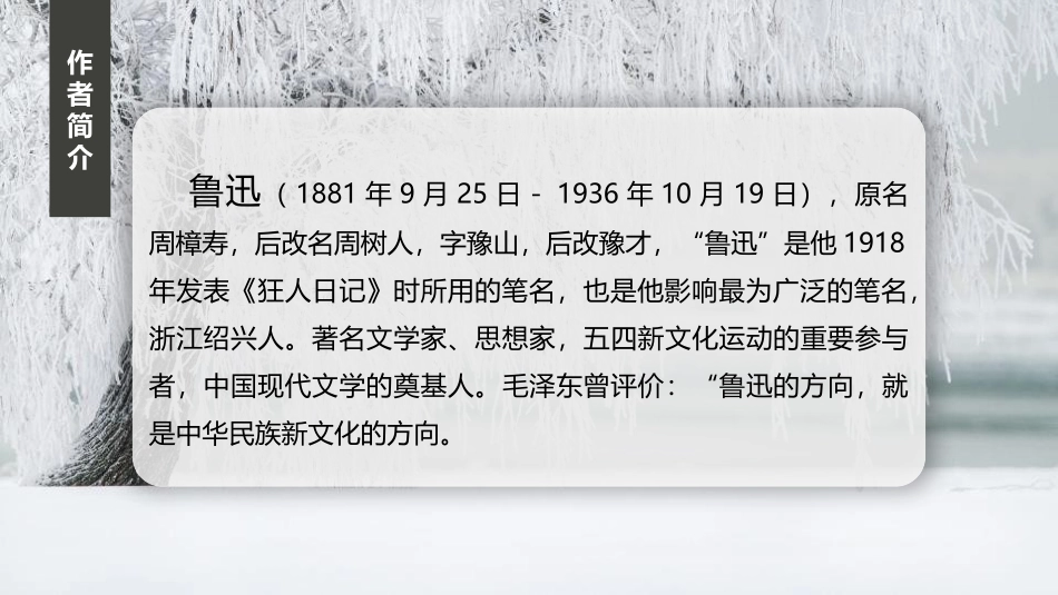 《雪》PPT免费课件[鲁教版八年级语文上册]_第3页
