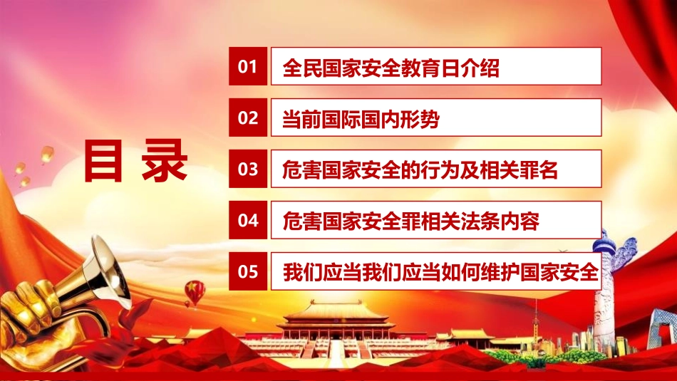 《国家安全 你我同行》PPT班会课件[安全主题班会PPT]_第3页