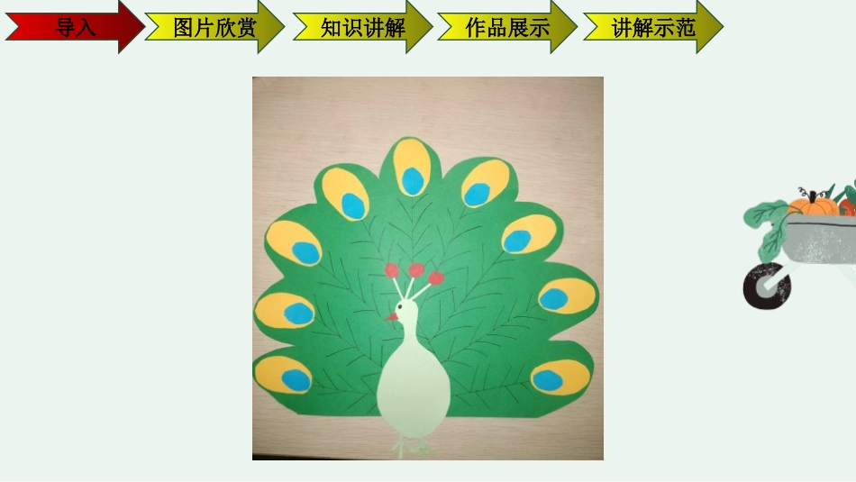 《美丽孔雀》PPT课件[二年级美术下册]_第2页