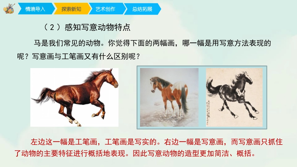 《写意动物》PPT免费课件[五年级美术下册]_第3页