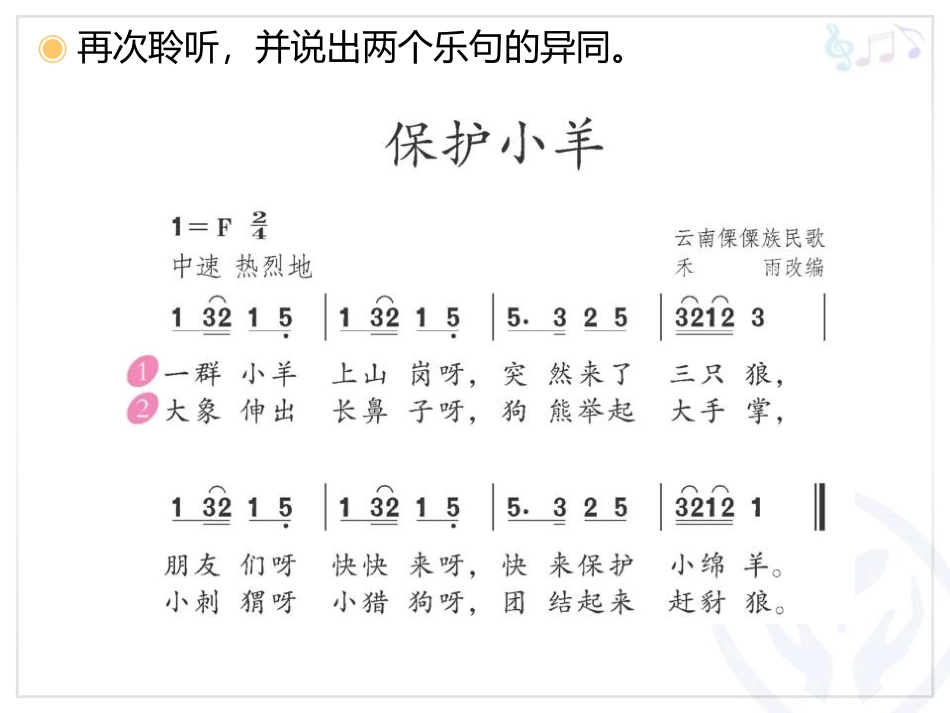 《保护小羊》PPT教学课件[一年级音乐下册]_第3页