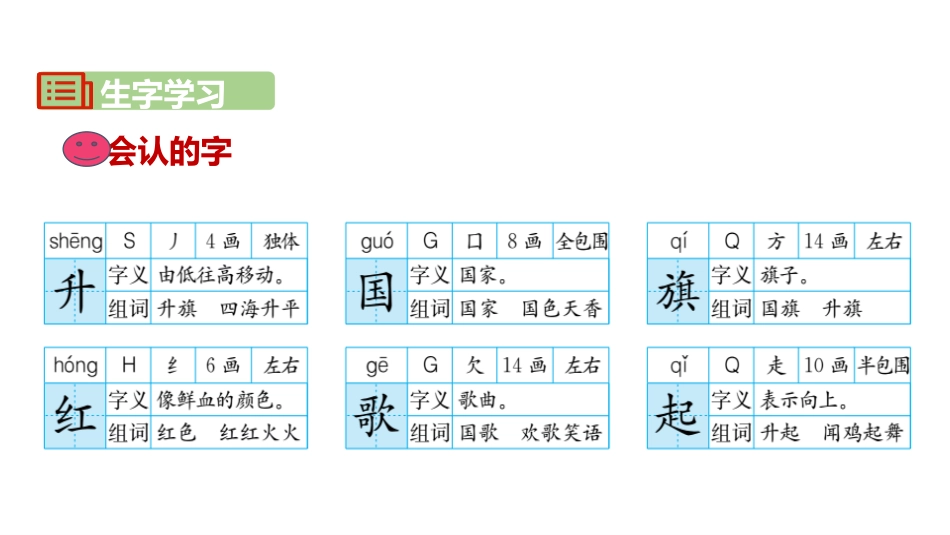 《升国旗》PPT教学课件[部编版一年级语文上册]_第3页