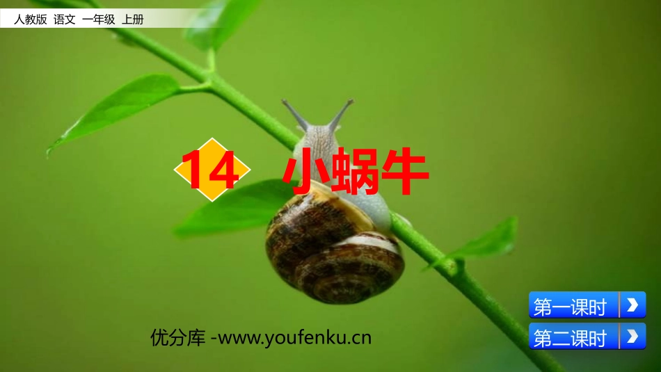 《小蜗牛》PPT教学课件[部编版一年级语文上册]_第1页