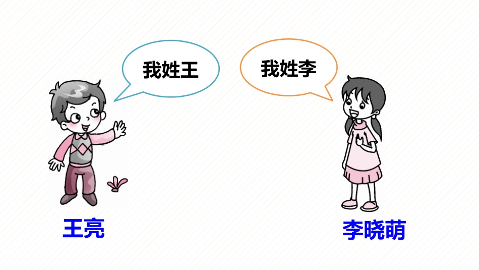 《姓氏歌》PPT教学课件[部编版一年级语文下册]_第2页