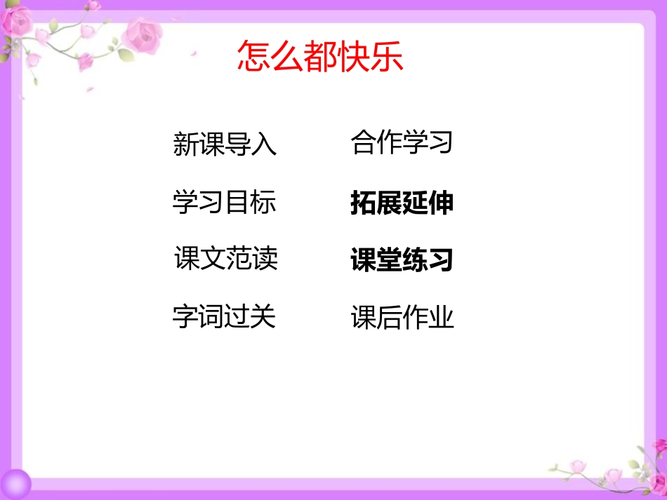 《怎么都快乐》PPT课件[部编版一年级语文下册]_第2页