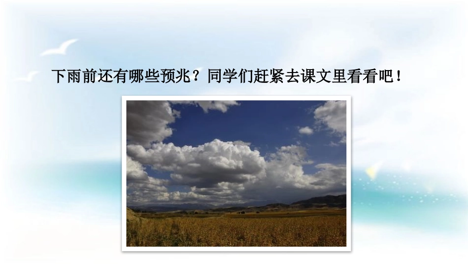 《要下雨了》PPT优质课件[部编版一年级语文下册]_第3页