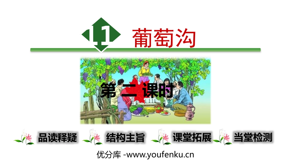 《葡萄沟》PPT课件(第2课时)[部编版二年级语文上册]_第1页