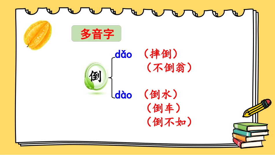 《画杨桃》PPT优秀课件[部编版二年级语文下册]_第3页