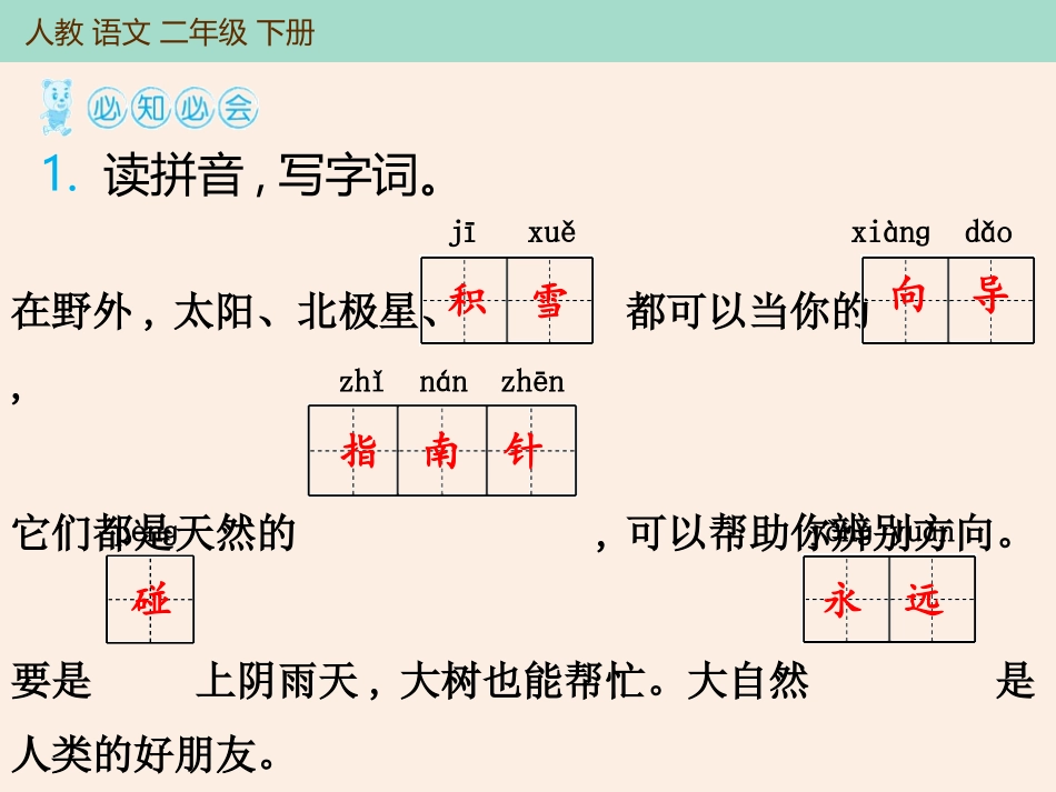 《要是你在野外迷了路》PPT精品课件[部编版二年级语文下册]_第2页