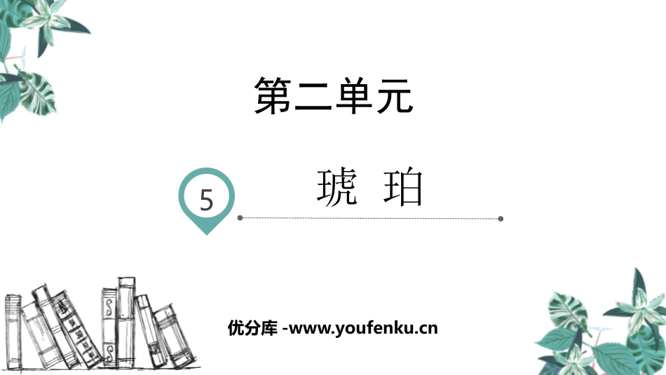 《琥珀》PPT免费课件[部编版四年级语文下册]_第1页