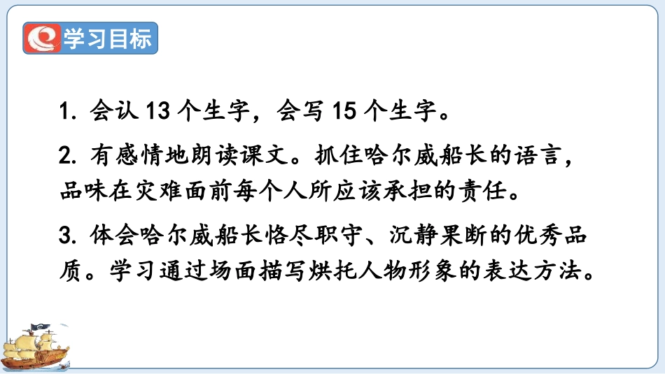 《“诺曼底号”遇难记》PPT免费课件[部编版四年级语文下册]_第3页