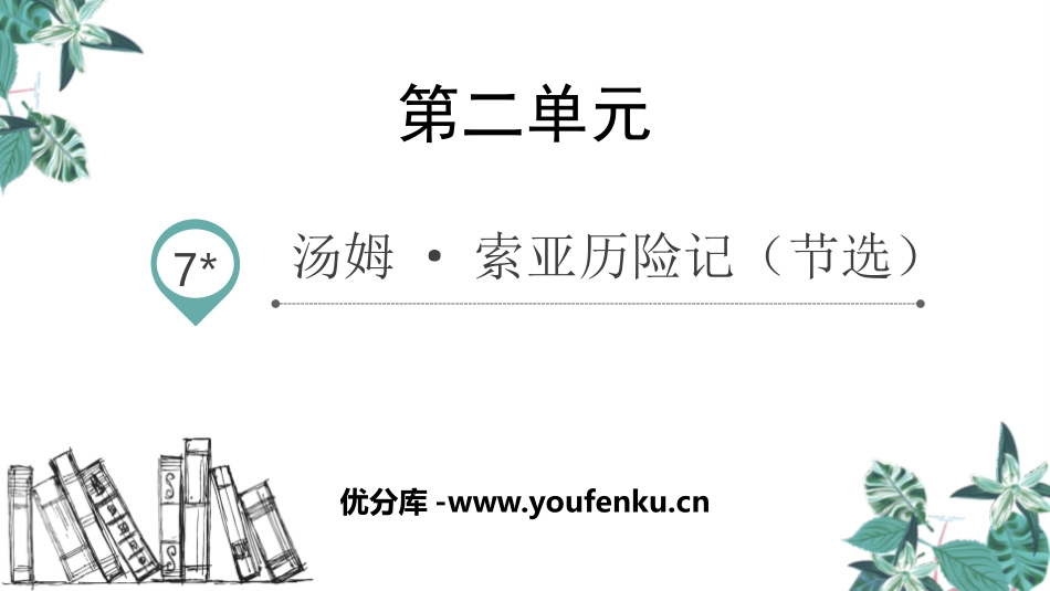 《汤姆·索亚历险记》PPT优秀课件[部编版六年级语文下册]_第1页