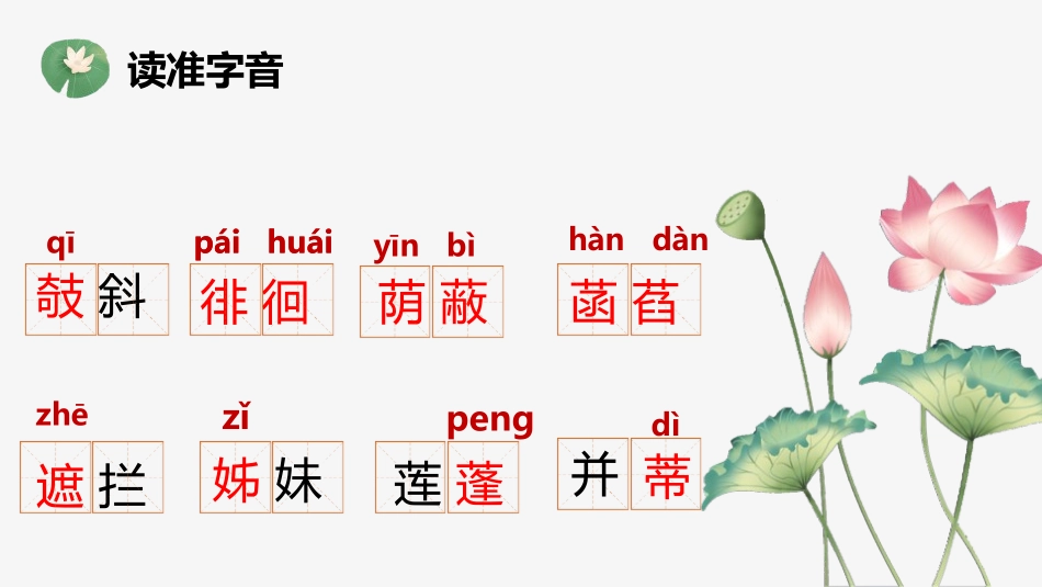 《荷叶·母亲》PPT教学课件[部编版七年级语文上册]_第3页