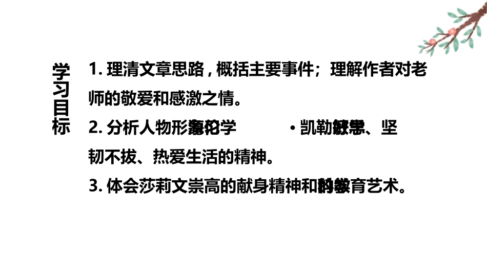 《再塑生命的人》PPT精品课件[部编版七年级语文上册]_第3页