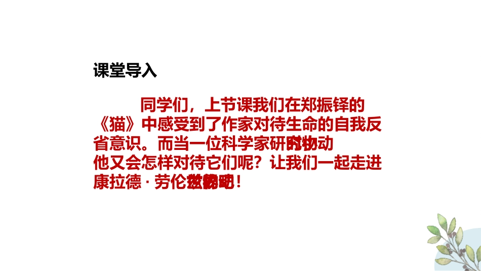 《动物笑谈》PPT课件[部编版七年级语文上册]_第2页