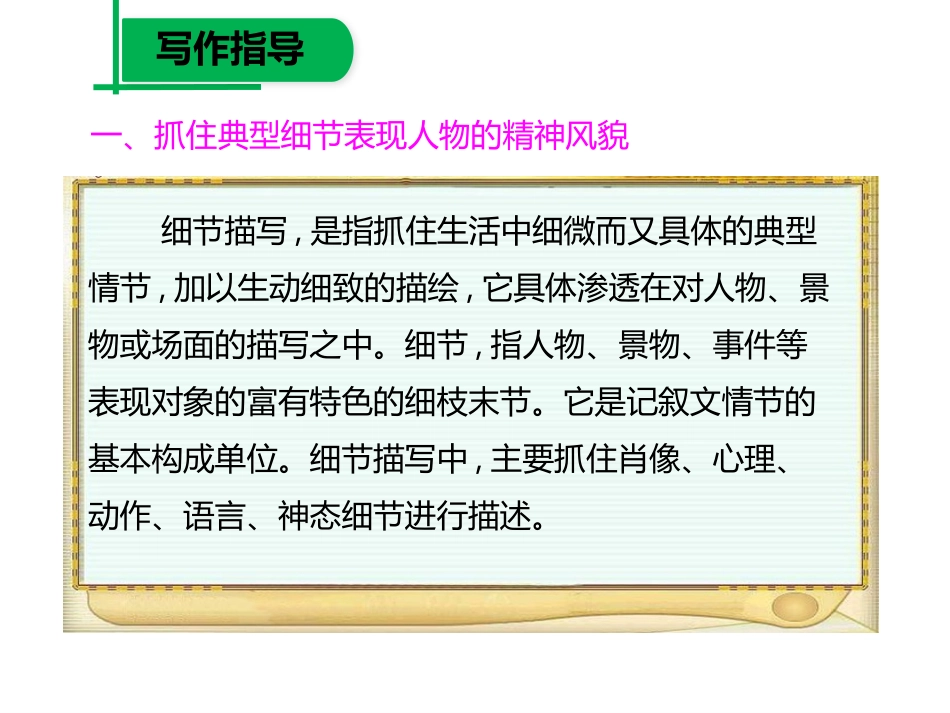 《写出人物的精神》PPT课件[部编版七年级语文下册]_第3页