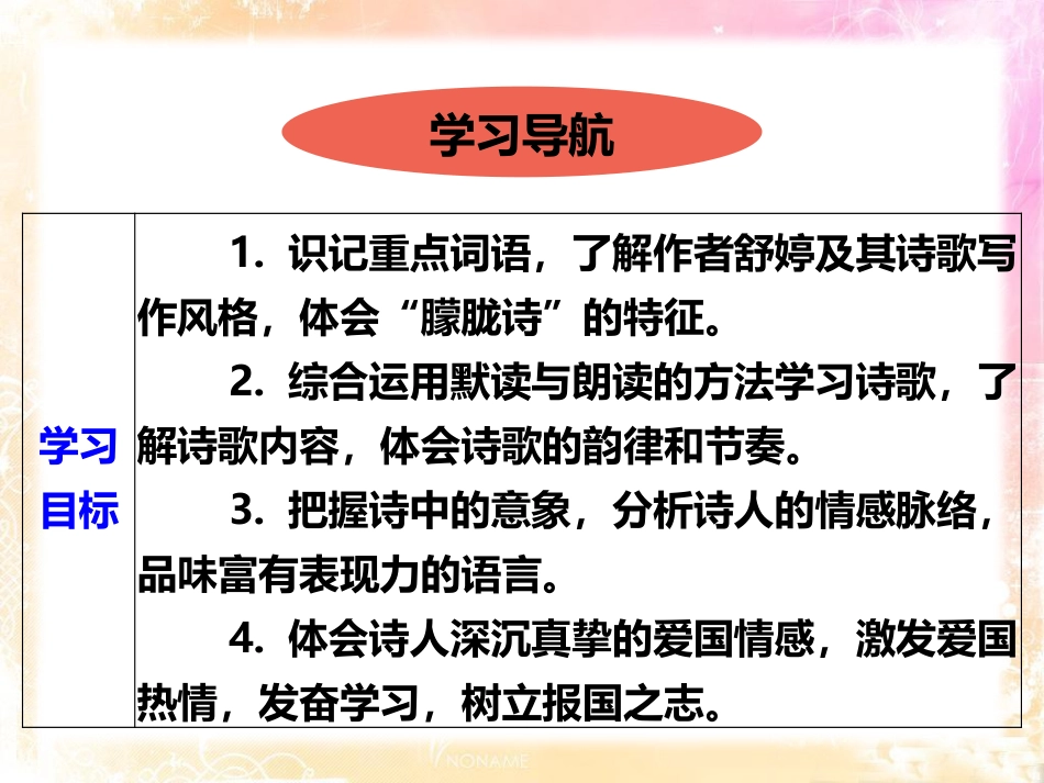 《祖国啊,我亲爱的祖国》PPT优秀课件[部编版九年级语文]_第1页
