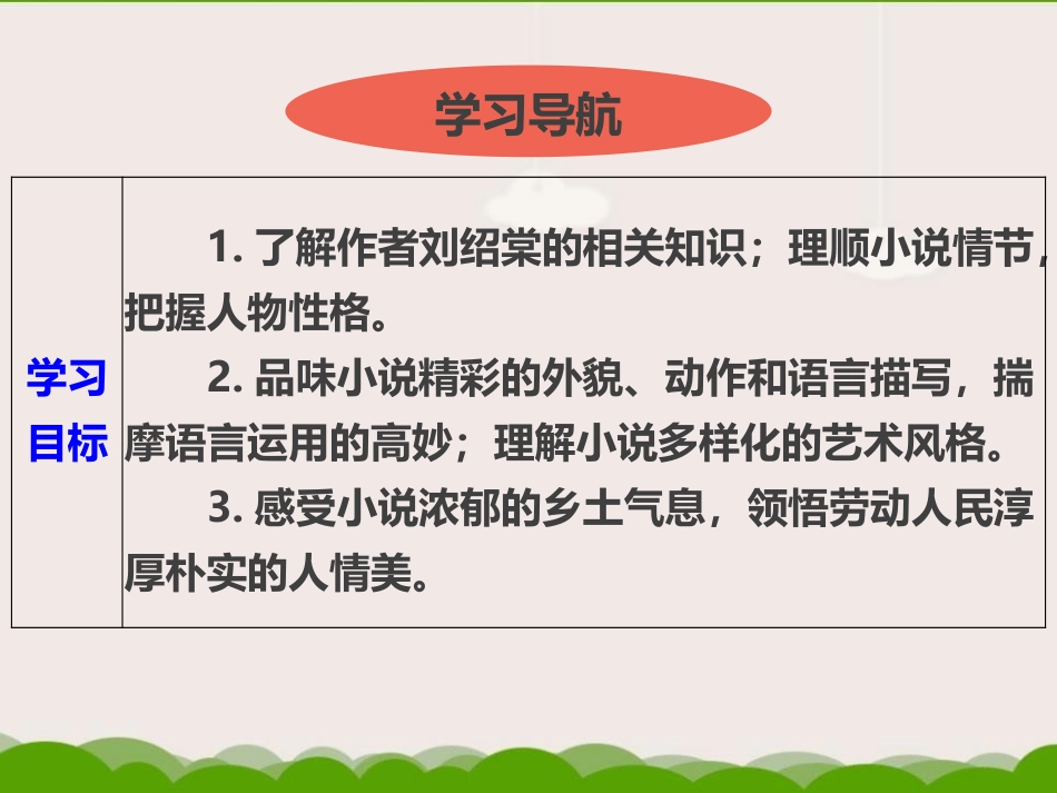 《蒲柳人家》PPT教学课件[部编版九年级语文下册]_第2页