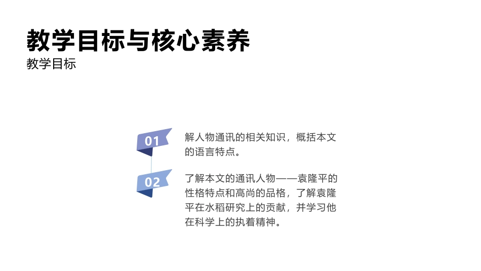 《喜看稻菽千重浪》PPT课件[统编版高中语文必修一]_第2页