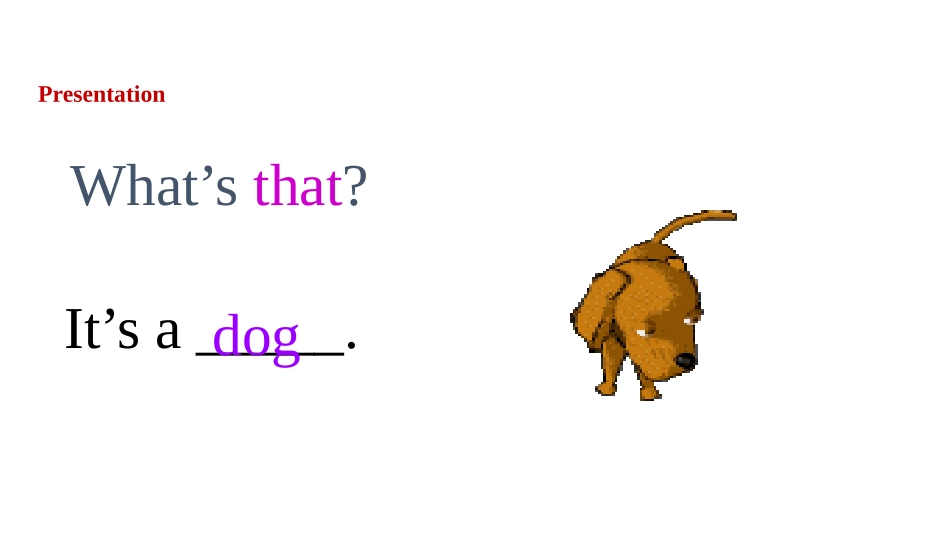 《Is it a dog?》PPT课件[外研版一年级英语]_第3页