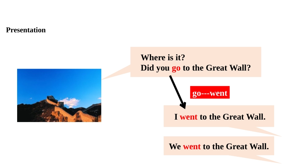 《We went to the Great Wall》PPT教学课件_第3页